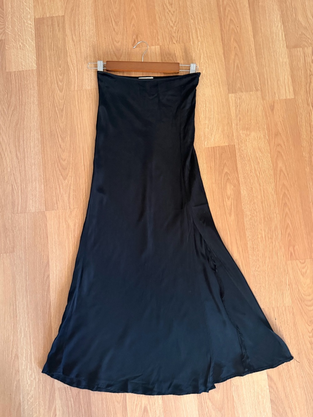 Whimsy + Row Black Midi Skirt